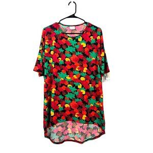 LuLaRoe Irma Women's Super Floral Shirt Dress